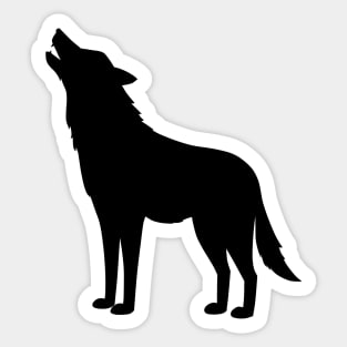 Wolf shadow Sticker